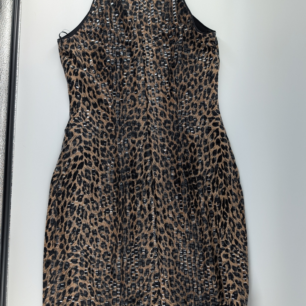 Cache Animal Print Mini Dress